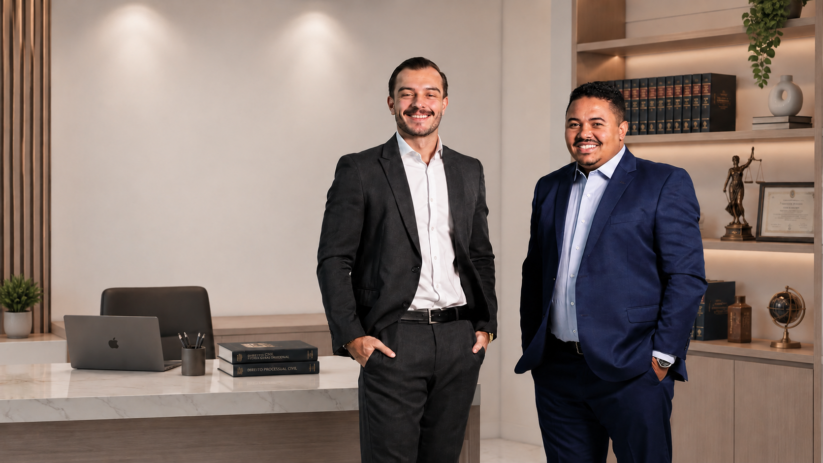 Sócios do escritório Jaculi & Fernandes Advogados